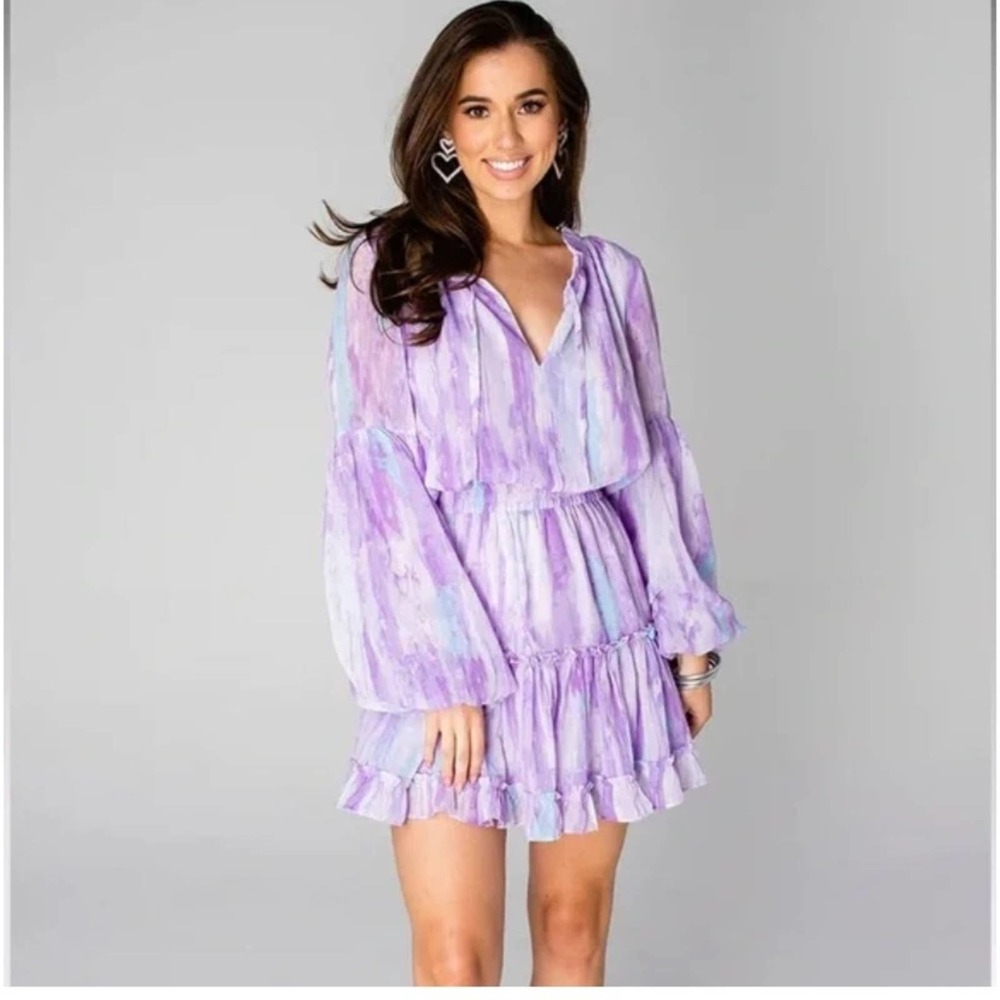BuddyLove Zozo Shine Bright Elastic Waist Mini Dress Size Small